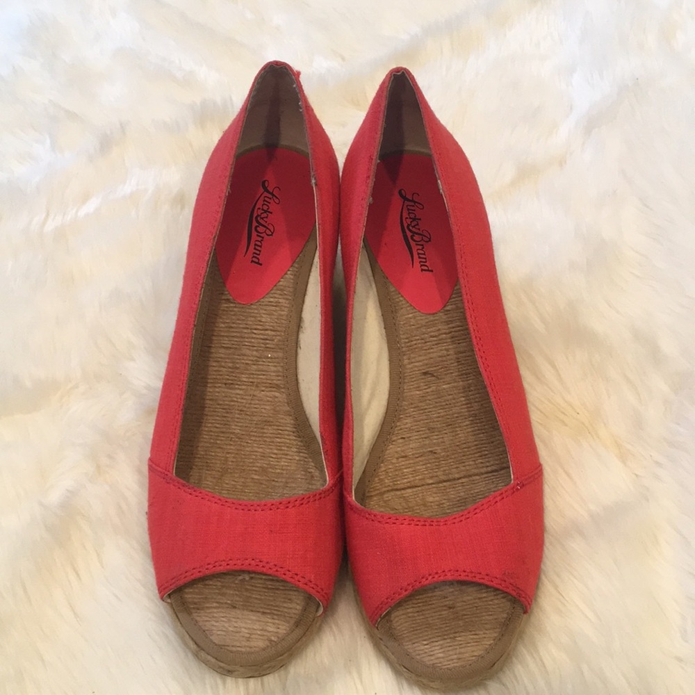 Lucky Brand wedge heels